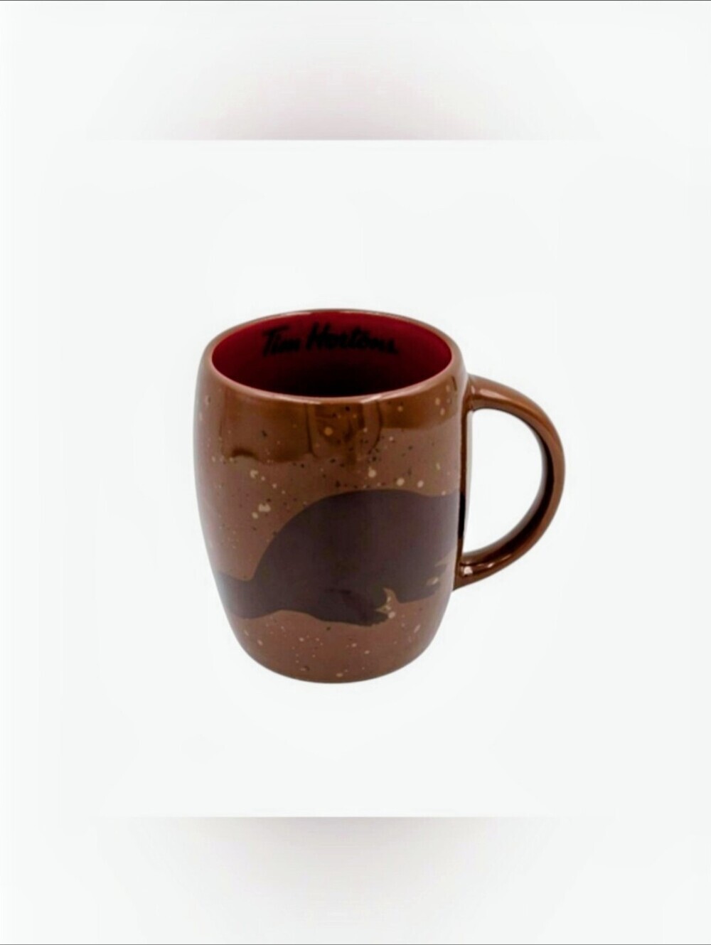 Tim Hortons Coffee Cup Limited Edition 2016 Canadian Beaver Coffee Mug Brown